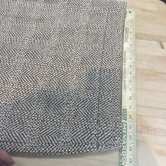 Y2K J Crew Skirt Womens Brown Tweed 45% Wool Pencil Corpcore Career VTG 14 - Picture 3 of 6